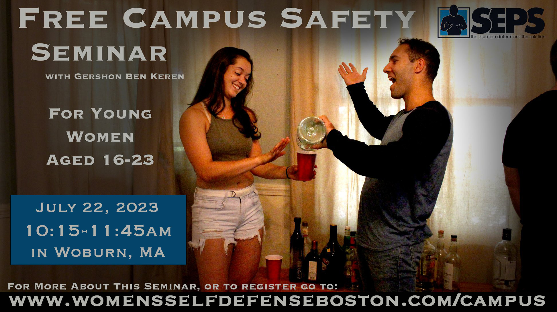 SEPS Medford Free Campus Safety Seminar For Women Ages 16 to 23